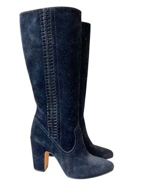 Vince Camuto Coranna black suede boots